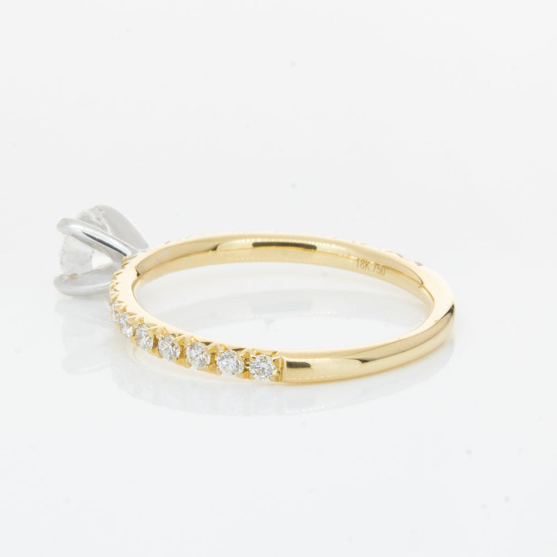 18ct Yellow Gold .52ct Diamond Comet Ring-Ring-Walker & Hall