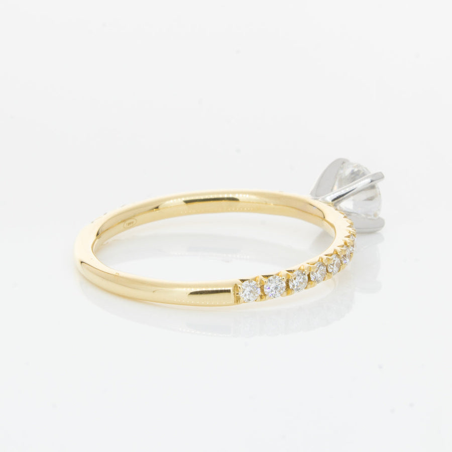 18ct Yellow Gold .52ct Diamond Comet Ring-Ring-Walker & Hall