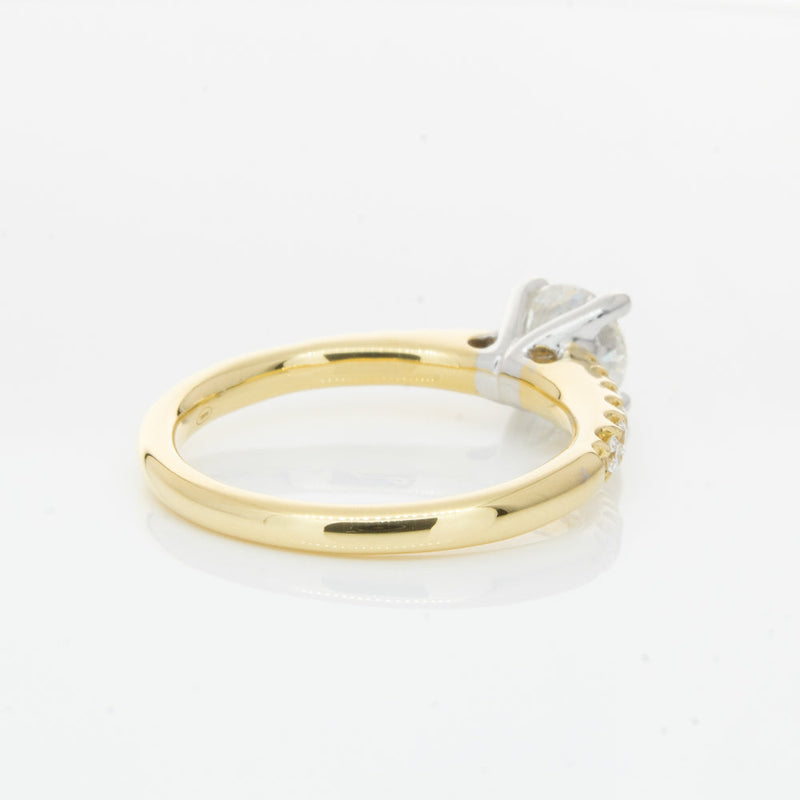 18ct Yellow Gold 1.00ct Diamond Meridien Ring-Ring-Walker & Hall