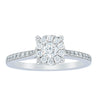 18ct White Gold Diamond Galaxis Ring-Ring-Walker & Hall
