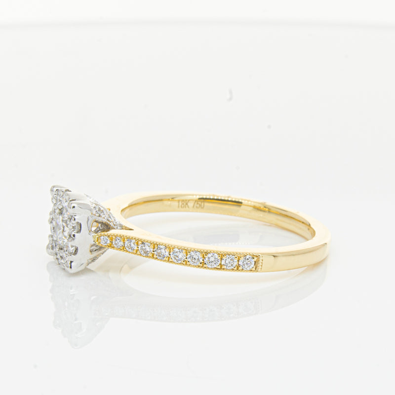18ct Yellow Gold Diamond Galaxis Ring-Ring-Walker & Hall