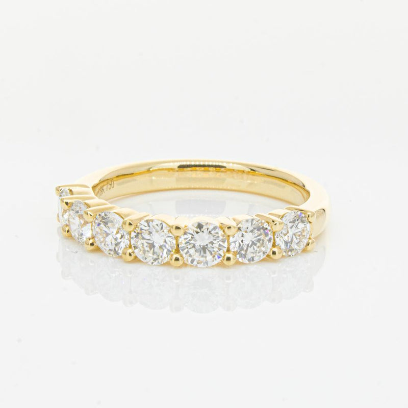 18ct Yellow Gold 1.30ct Diamond Panorama Ring-Ring-Walker & Hall