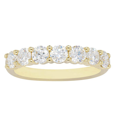 18ct Yellow Gold 1.32ct Diamond Panorama Ring-Ring-Walker & Hall