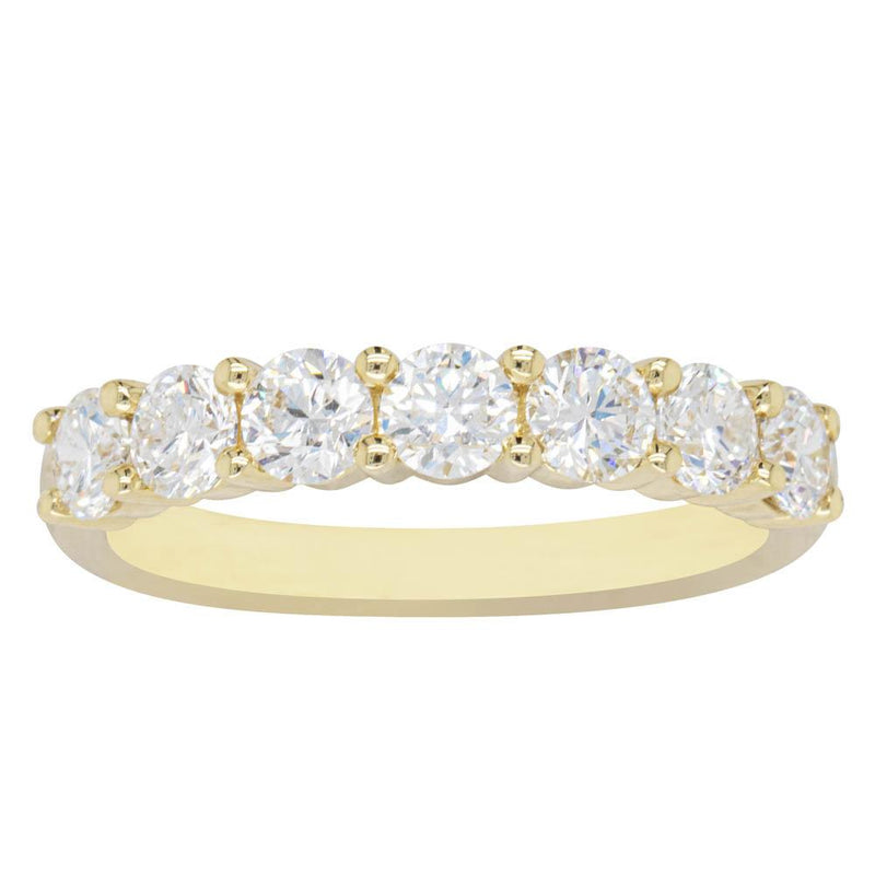 18ct Yellow Gold 1.32ct Diamond Panorama Ring-Ring-Walker & Hall