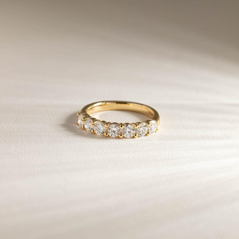 18ct Yellow Gold 1.30ct Diamond Panorama Ring-Ring-Walker & Hall