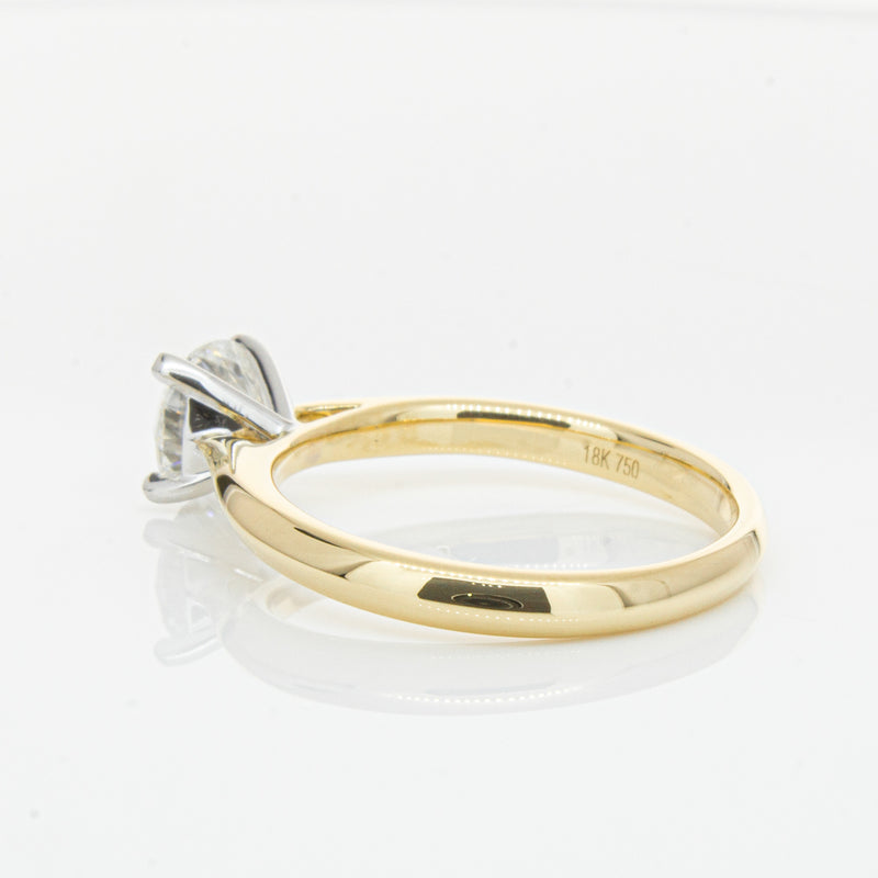 18ct Yellow Gold 1.00ct Diamond Venetian Ring-Ring-Walker & Hall