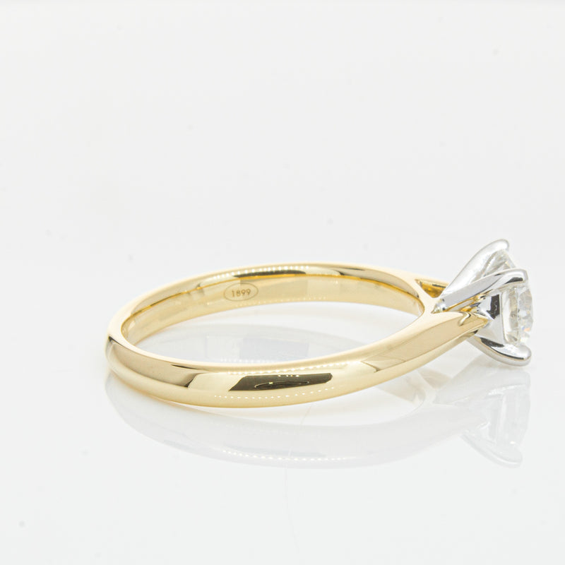 18ct Yellow Gold 1.00ct Diamond Venetian Ring-Ring-Walker & Hall