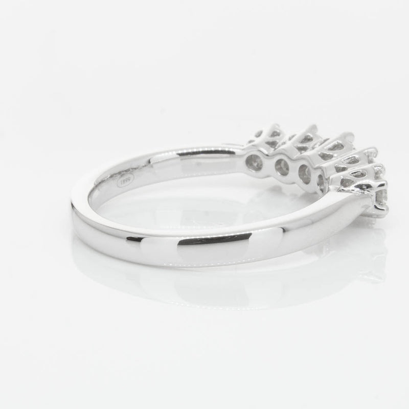18ct White Gold Diamond Monarch Ring-Ring-Walker & Hall
