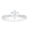 18ct White Gold .70ct Diamond Zenith Ring-Ring-Walker & Hall