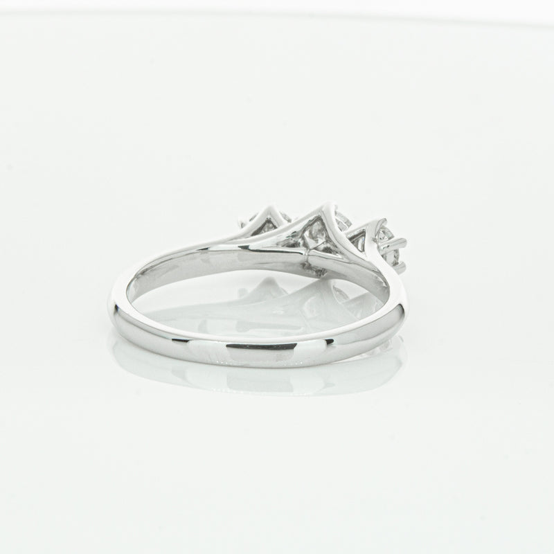 14ct White Gold .70ct Diamond Charis Ring-Ring-Walker & Hall