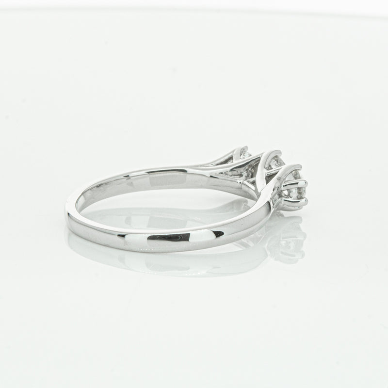 14ct White Gold .70ct Diamond Charis Ring-Ring-Walker & Hall