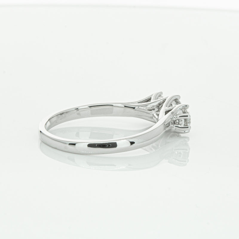 14ct White Gold .70ct Diamond Charis Ring-Ring-Walker & Hall