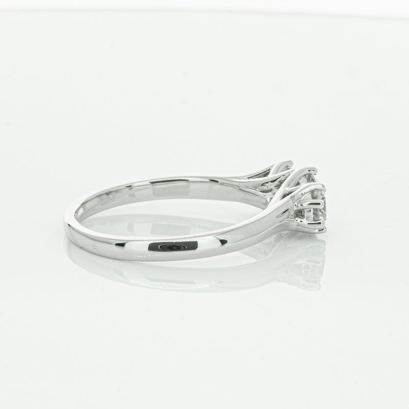14ct White Gold .70ct Diamond Charis Ring-Ring-Walker & Hall