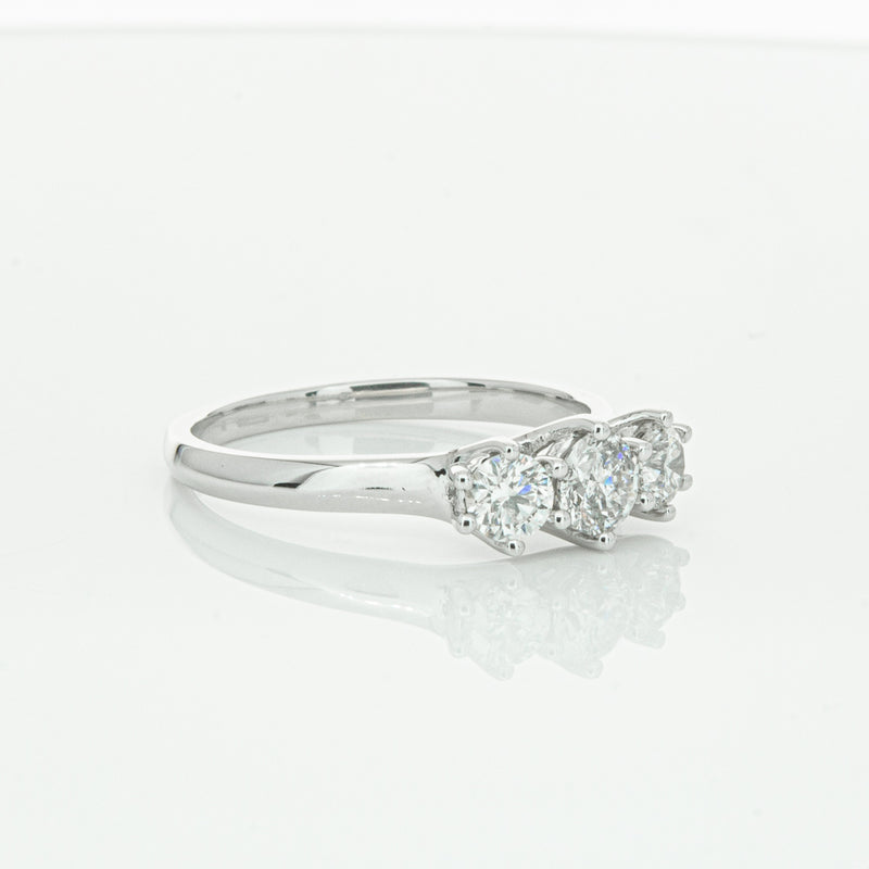 14ct White Gold .70ct Diamond Charis Ring-Ring-Walker & Hall