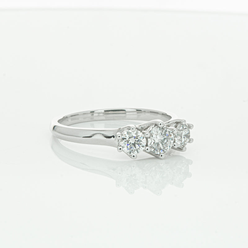 14ct White Gold .70ct Diamond Charis Ring-Ring-Walker & Hall