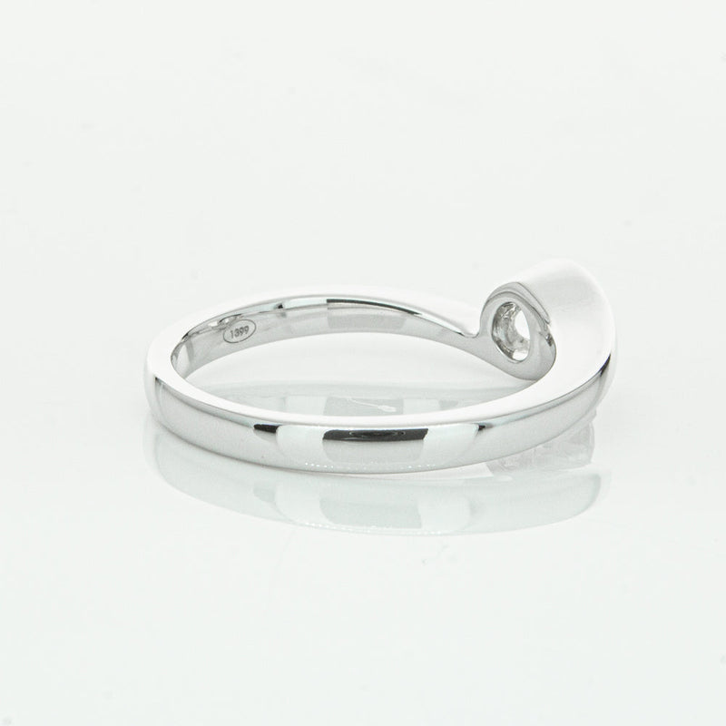 18ct White Gold .30ct Diamond Embrace Ring-Ring-Walker & Hall