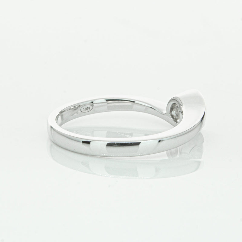 18ct White Gold .30ct Diamond Embrace Ring-Ring-Walker & Hall