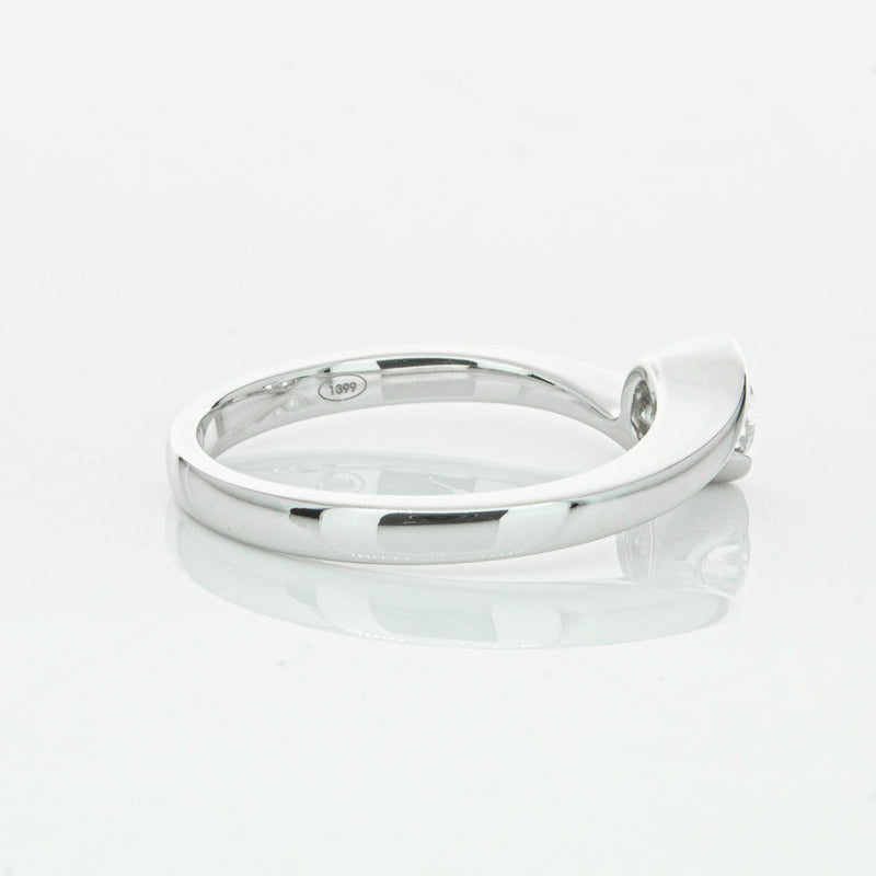 18ct White Gold .30ct Diamond Embrace Ring-Ring-Walker & Hall