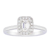 18ct White Gold .53ct Diamond Melody Ring-Ring-Walker & Hall