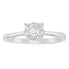 14ct White Gold Diamond Coronet Ring-Ring-Walker & Hall