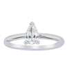 18ct White Gold .40ct Pear Cut Diamond Melba Ring-Ring-Walker & Hall