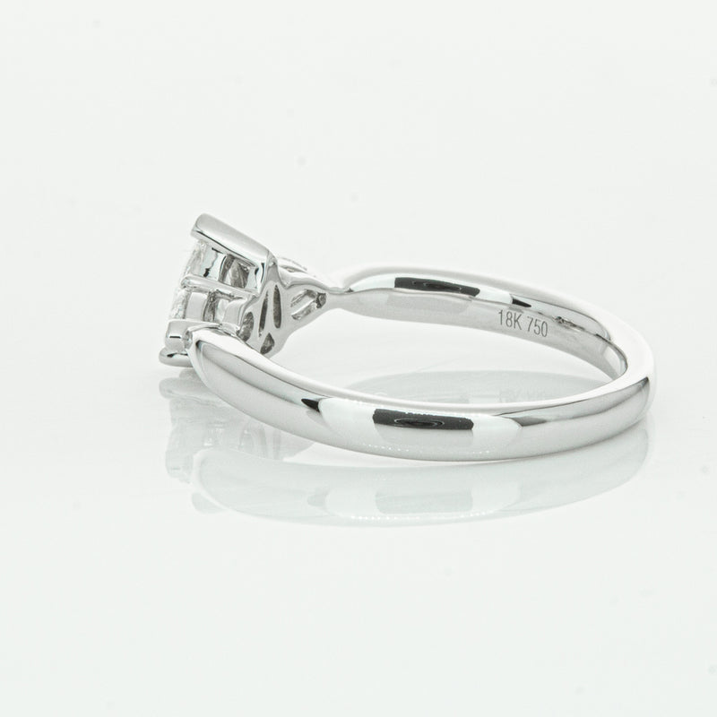 18ct White Gold .52ct Pear Cut Diamond Ayla Ring-Ring-Walker & Hall