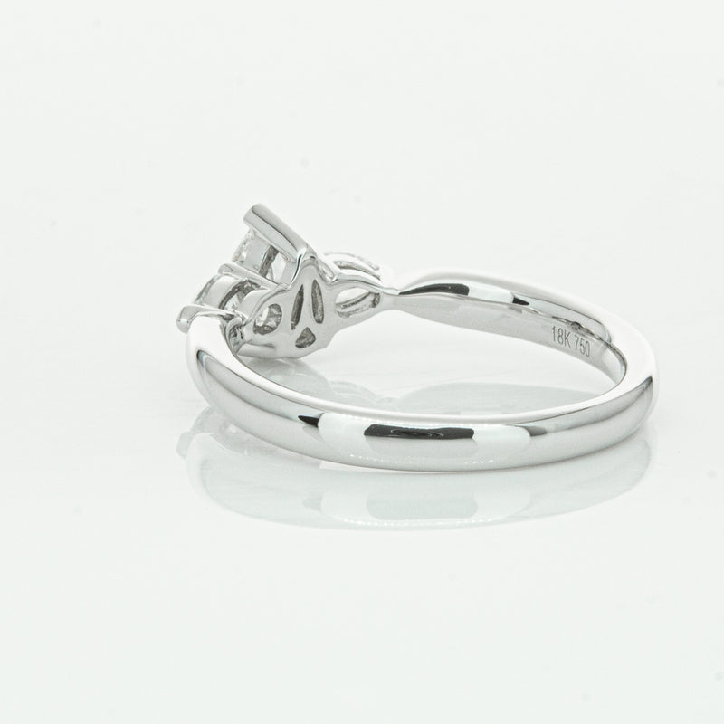 18ct White Gold .52ct Pear Cut Diamond Ayla Ring-Ring-Walker & Hall