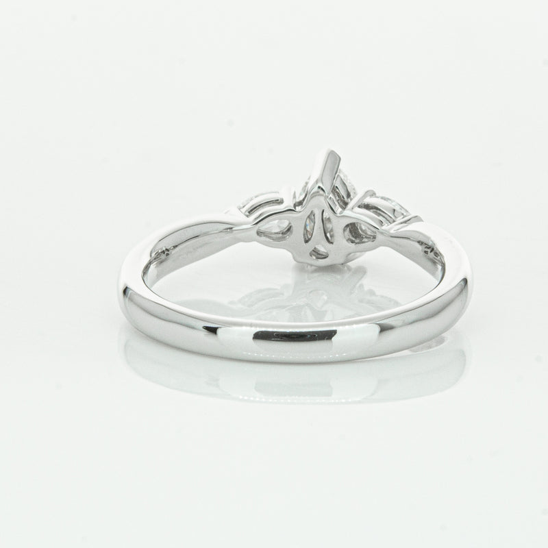 18ct White Gold .52ct Pear Cut Diamond Ayla Ring-Ring-Walker & Hall