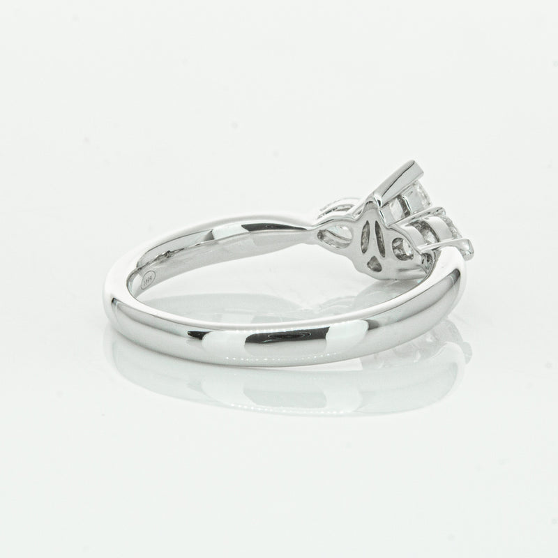 18ct White Gold .52ct Pear Cut Diamond Ayla Ring-Ring-Walker & Hall