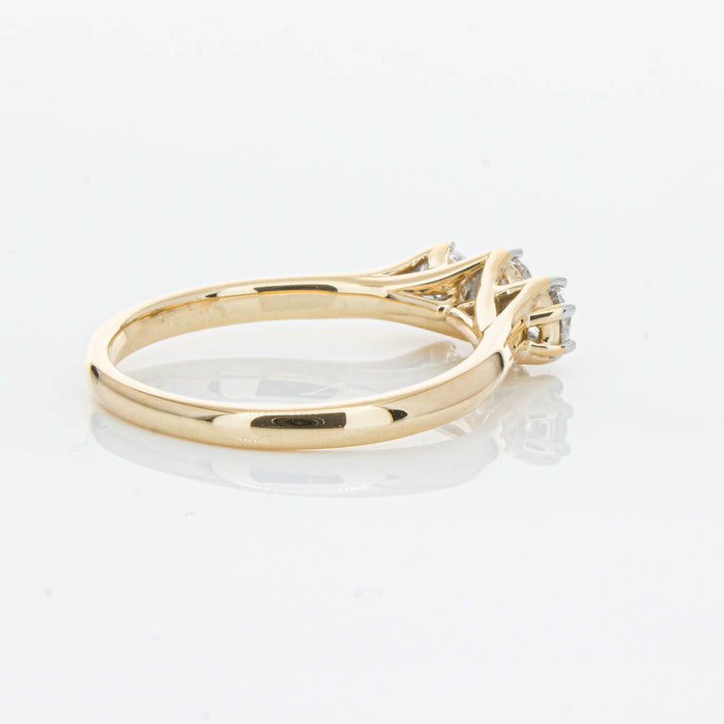 14ct Yellow Gold .70ct Diamond Charis Ring-Ring-Walker & Hall
