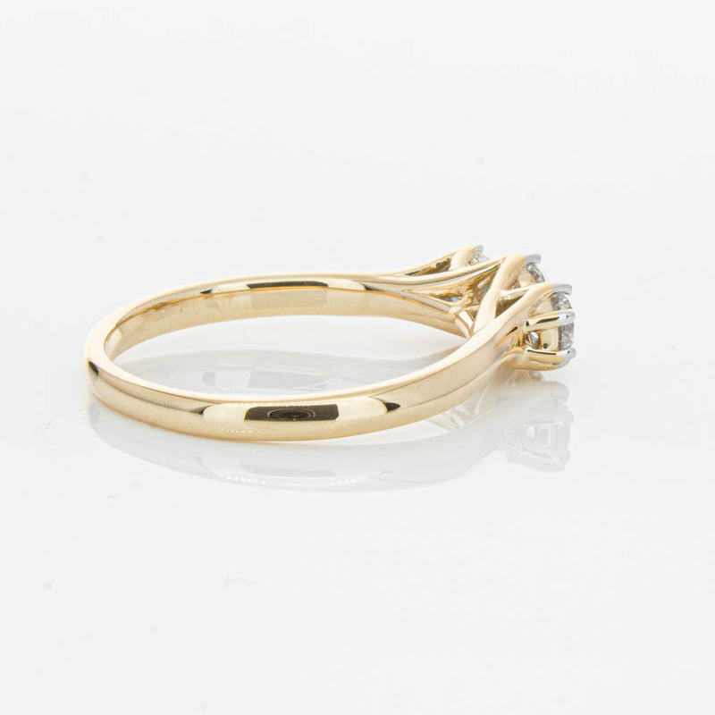 14ct Yellow Gold .70ct Diamond Charis Ring-Ring-Walker & Hall