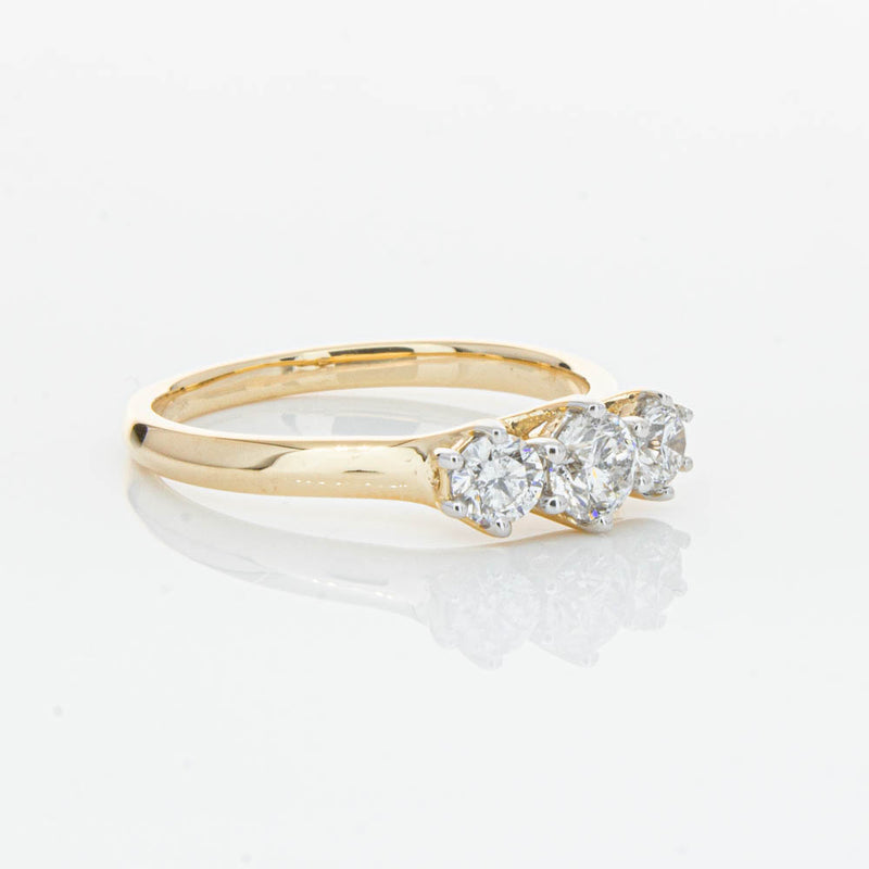 14ct Yellow Gold .70ct Diamond Charis Ring-Ring-Walker & Hall