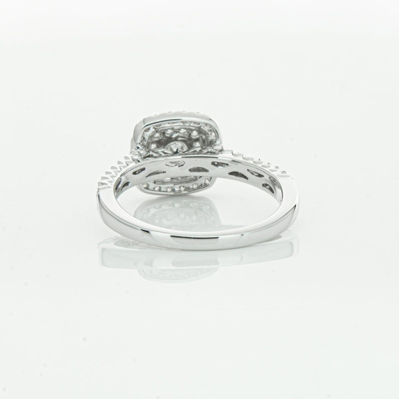 14ct White Gold Diamond Lumiere Ring-Ring-Walker & Hall