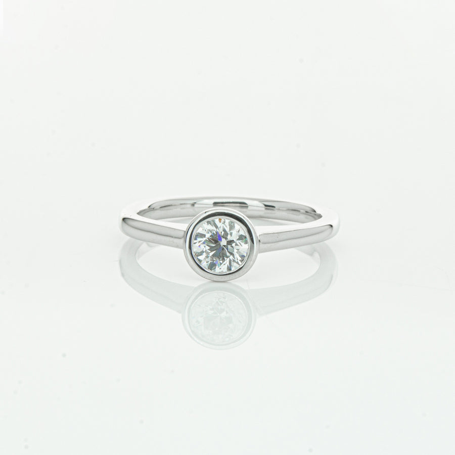 18ct White Gold .50ct Diamond Natalia Ring-Ring-Walker & Hall