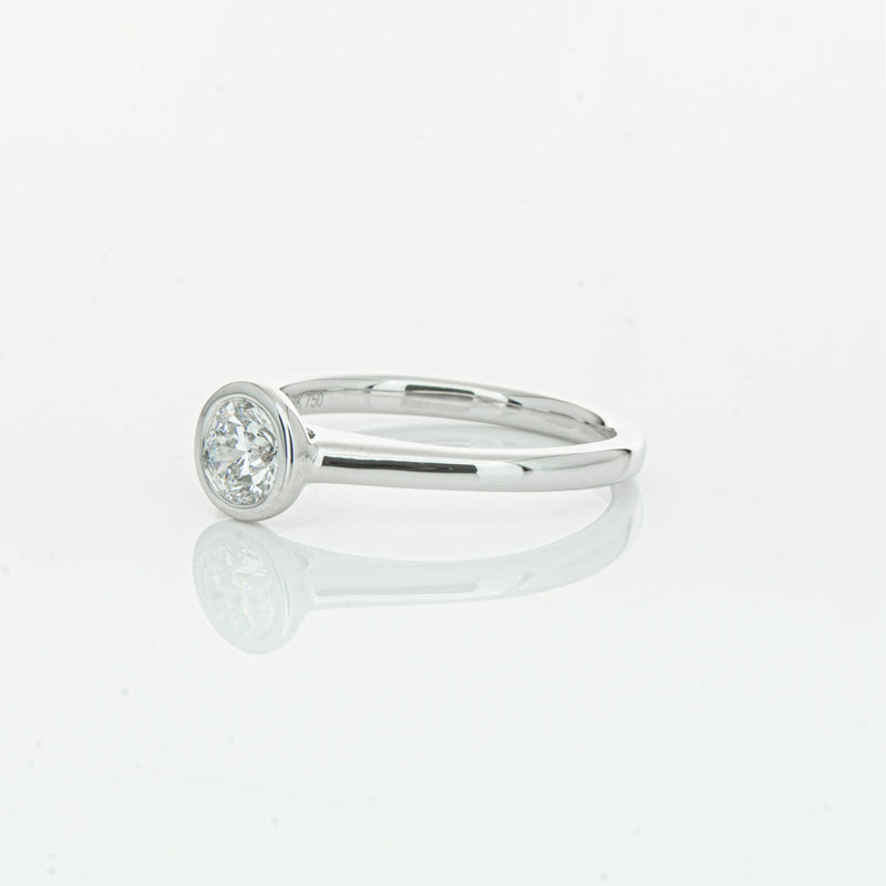 18ct White Gold .50ct Diamond Natalia Ring-Ring-Walker & Hall