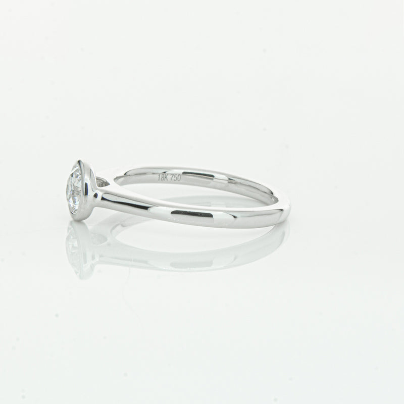 18ct White Gold .50ct Diamond Natalia Ring-Ring-Walker & Hall