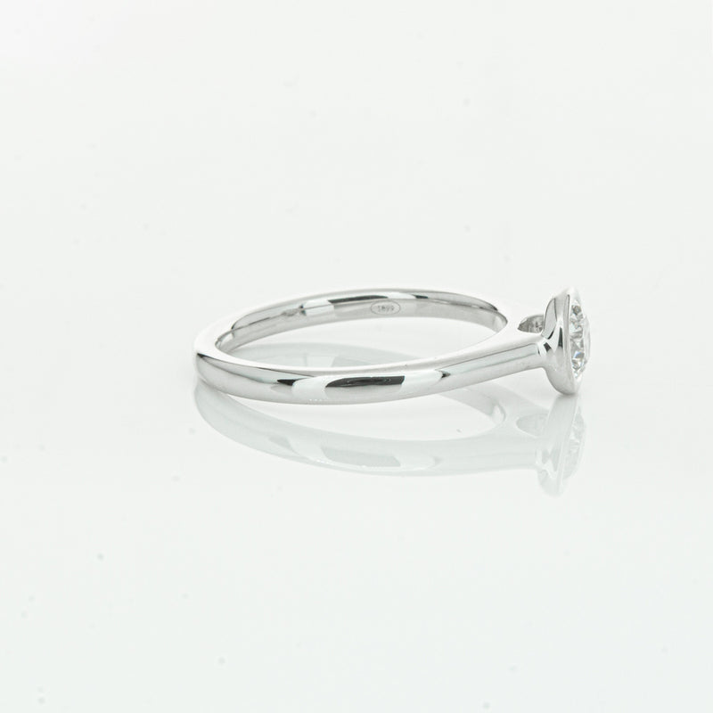 18ct White Gold .50ct Diamond Natalia Ring-Ring-Walker & Hall