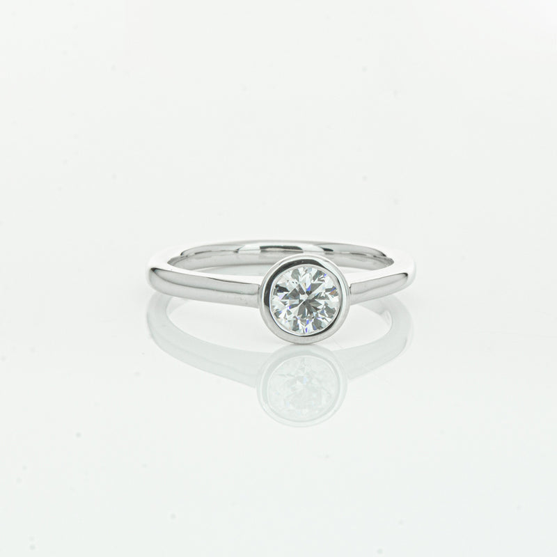 18ct White Gold .50ct Diamond Natalia Ring-Ring-Walker & Hall