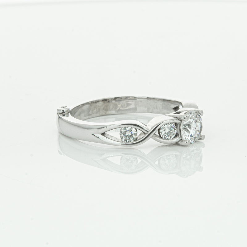 Deja Vu 9ct White Gold .50ct Diamond Ring-Ring-Walker & Hall
