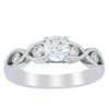 Deja Vu 9ct White Gold .50ct Diamond Ring-Ring-Walker & Hall