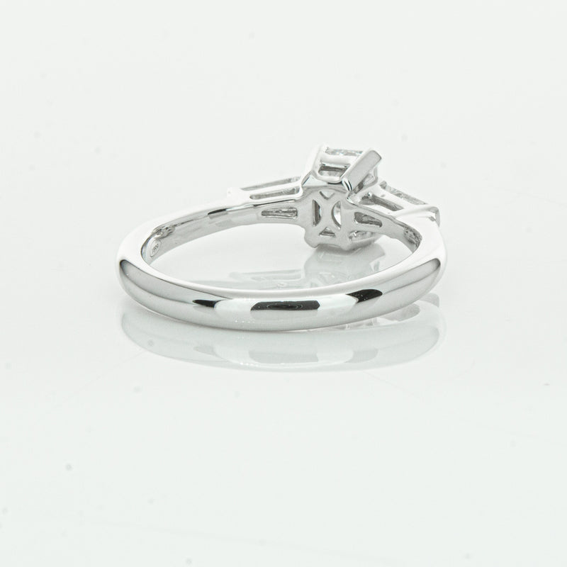 18ct White Gold .80ct Diamond Ring-Ring-Walker & Hall