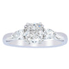 18ct White Gold 1.02ct Cushion Cut Diamond Ayla Ring-Ring-Walker & Hall