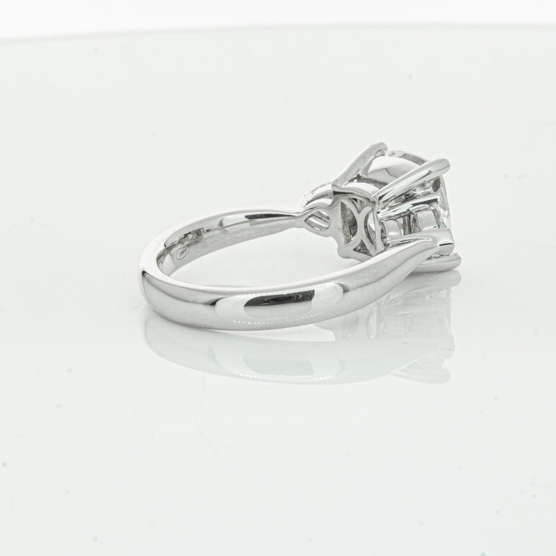 18ct White Gold Cushion Cut Diamond Ayla Ring-Ring-Walker & Hall