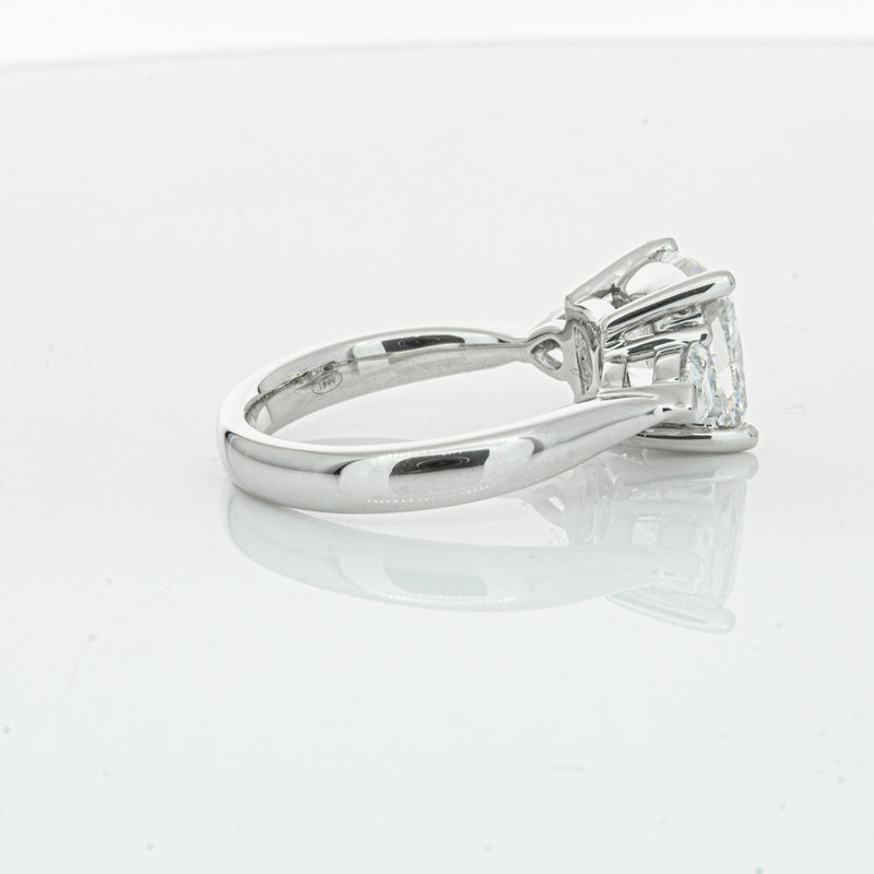 18ct White Gold Cushion Cut Diamond Ayla Ring-Ring-Walker & Hall