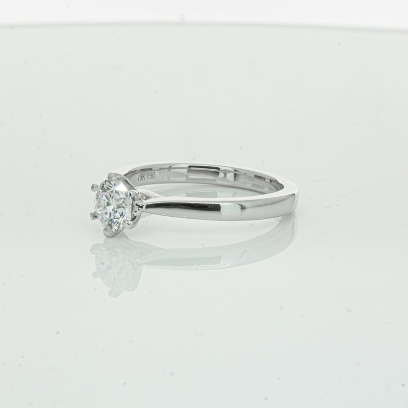 18ct White Gold .56ct Diamond Capri Ring-Ring-Walker & Hall