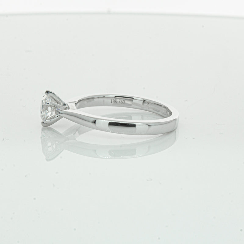 18ct White Gold .56ct Diamond Capri Ring-Ring-Walker & Hall