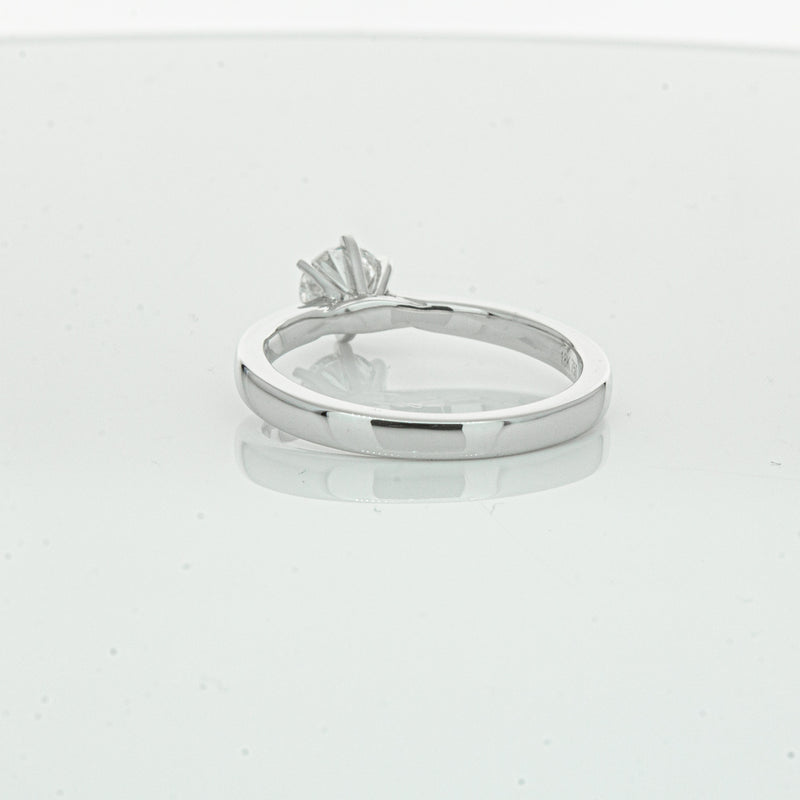 18ct White Gold .56ct Diamond Capri Ring-Ring-Walker & Hall