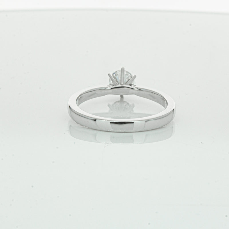 18ct White Gold .56ct Diamond Capri Ring-Ring-Walker & Hall