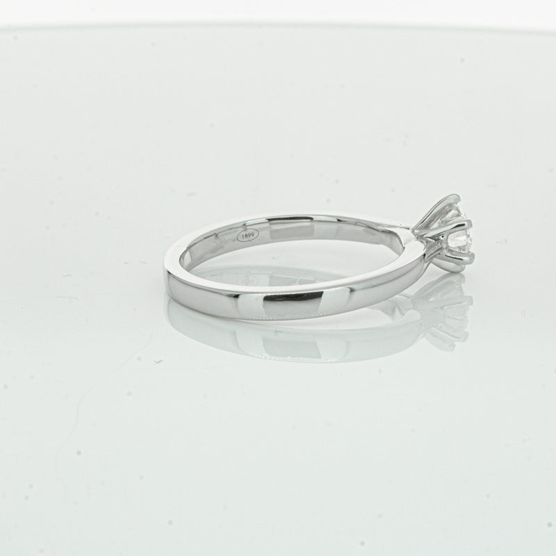 18ct White Gold .56ct Diamond Capri Ring-Ring-Walker & Hall