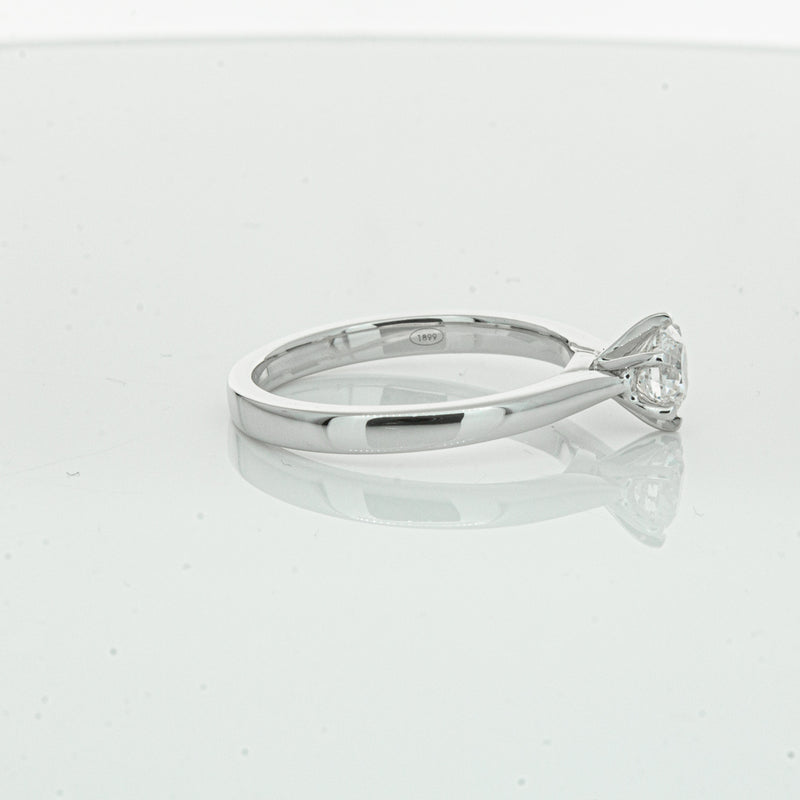 18ct White Gold .56ct Diamond Capri Ring-Ring-Walker & Hall